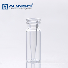 Transparent snap top hplc lab analysis glass vials with micro insert 0.3ml